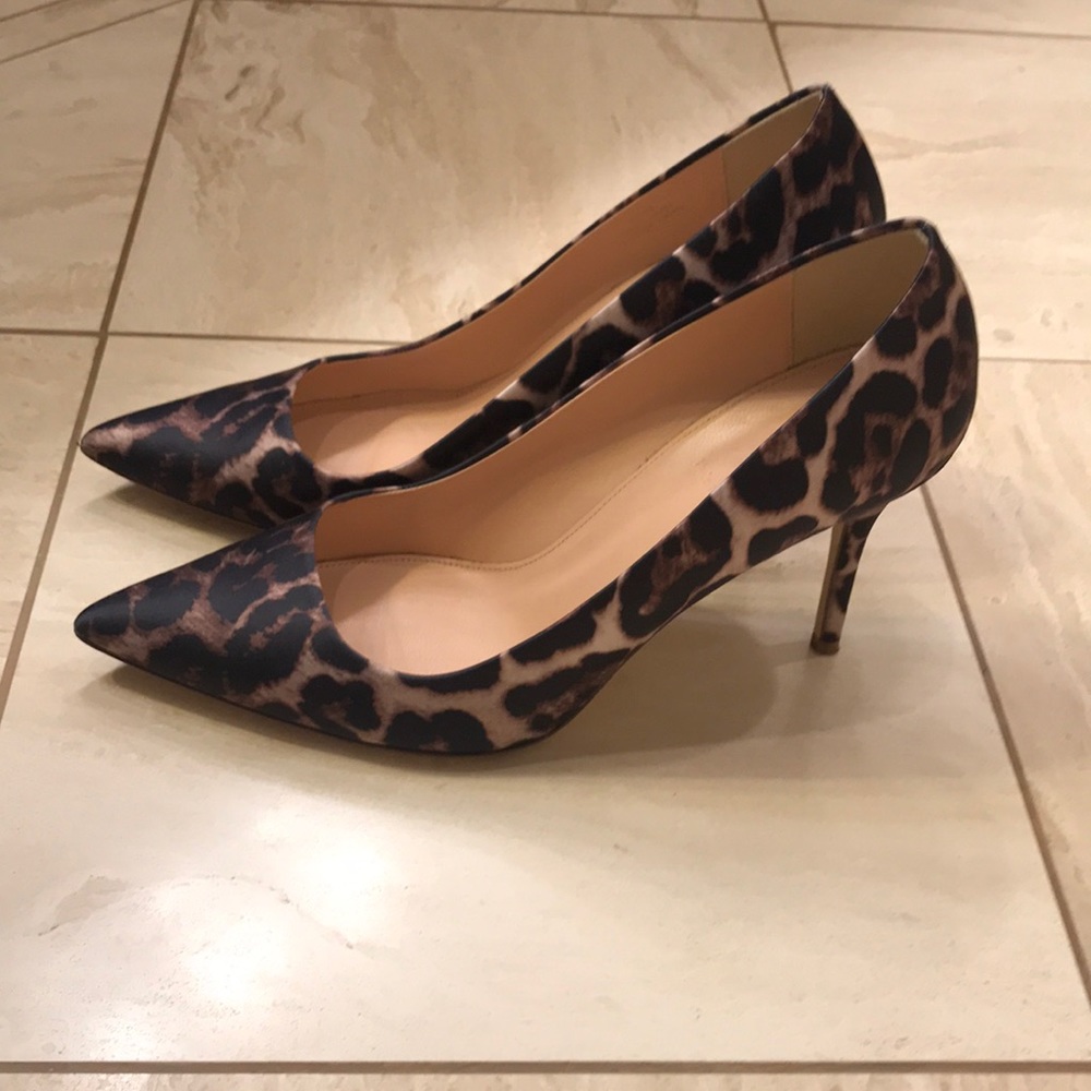 J Crew Elsie pumps. Leopard color. Worn twice